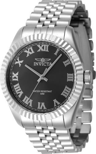 Invicta Men's 47396 Specialty Quartz 3 Hand Black Dial Watch