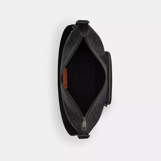 Coach Outlet Finn Crossbody Bag With Pockets In Signature Canvas