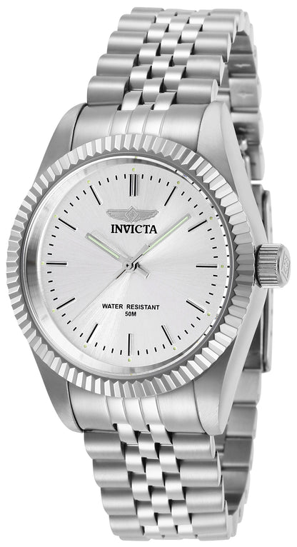 Invicta Women's 29396 Specialty  Quartz 3 Hand Silver Dial Watch