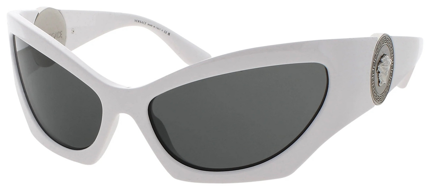 VERSACE SUNGLASSES  VE4450 – White / Dark Grey (314/87)